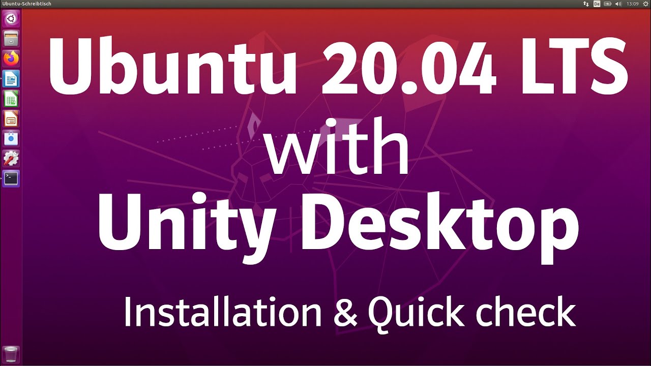 Ubuntu 20.04 LTS -Focal Fossa- с рабочим столом Unity (английская версия)