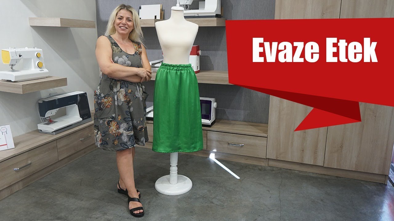 Evaze Etek Dikimi