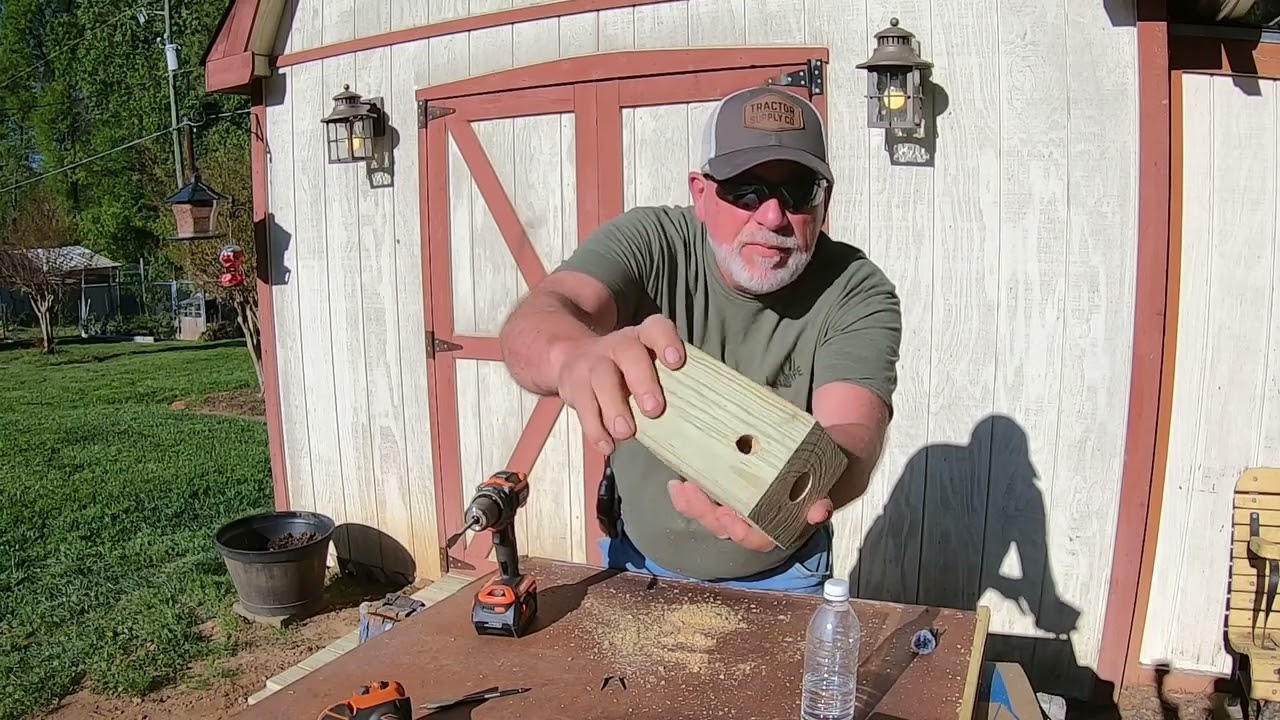 Easiest Way To Build A Carpenter Bee Trap