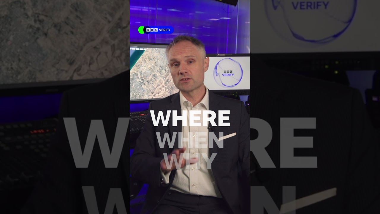 How we verify a video with BBC Verify. 