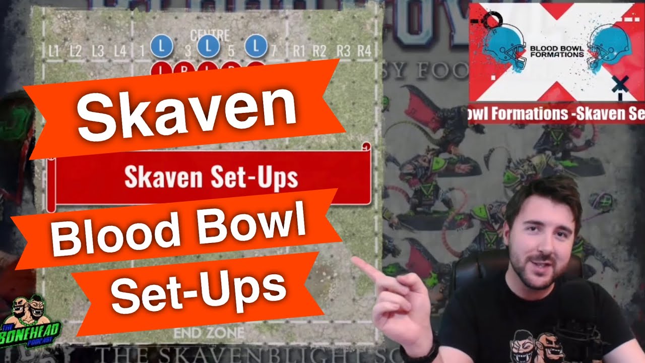 Skaven Set-Up Formations for Blood Bowl - Blood Bowl 2020 (Bonehead Podcast)