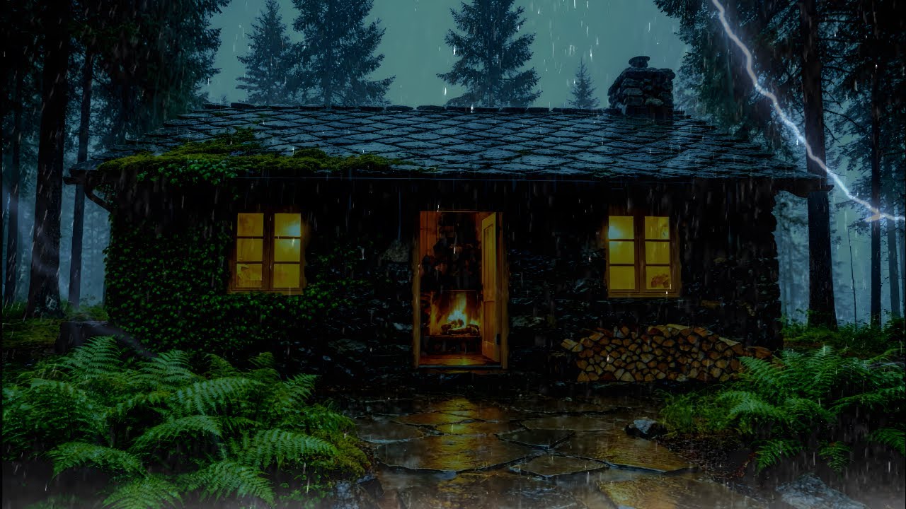 Ultimate Heavy Rain & Thunder Sounds for Sleep | Thunderstorm for Deep Sleep & Stress Relief