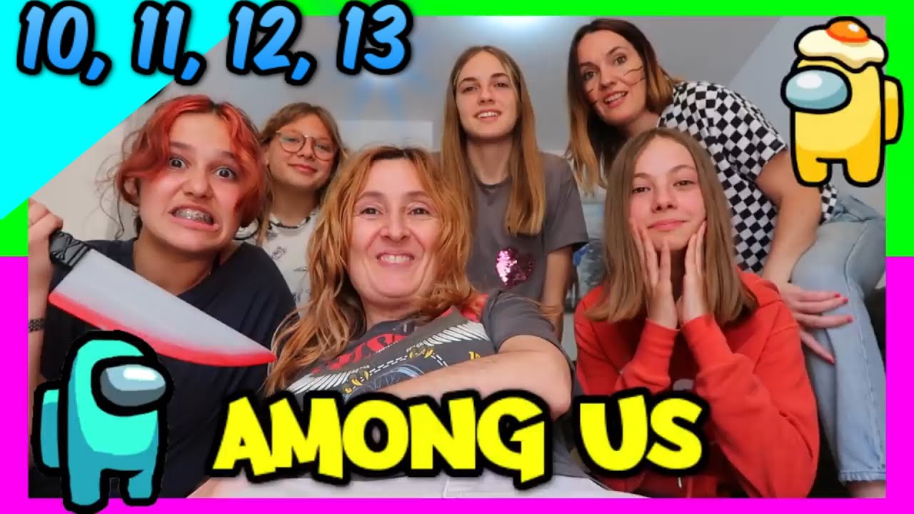 AMONG US en la VIDA REAL #10,11,12,13 Recopilacion. Jugamos a Among us ¿Quien es el IMPOSTOR?