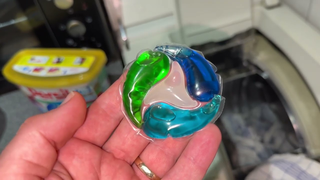 Kochw&auml;sche mit Discs waschen: 95 Grad waschen mit Persil 4in1 Discs Universal im Toploader Anleitung