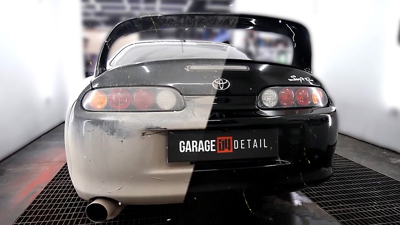 Deep cleaning a neglected Siberian Toyota Supra