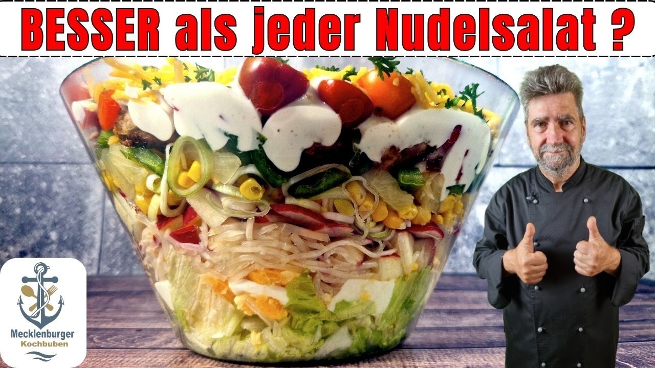 Schichtsalat wie bei Oma - der Partyhit, den alle lieben!