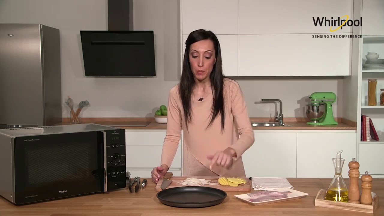 LUBINA ASADA en el microondas| #CocinaConWhirlpool