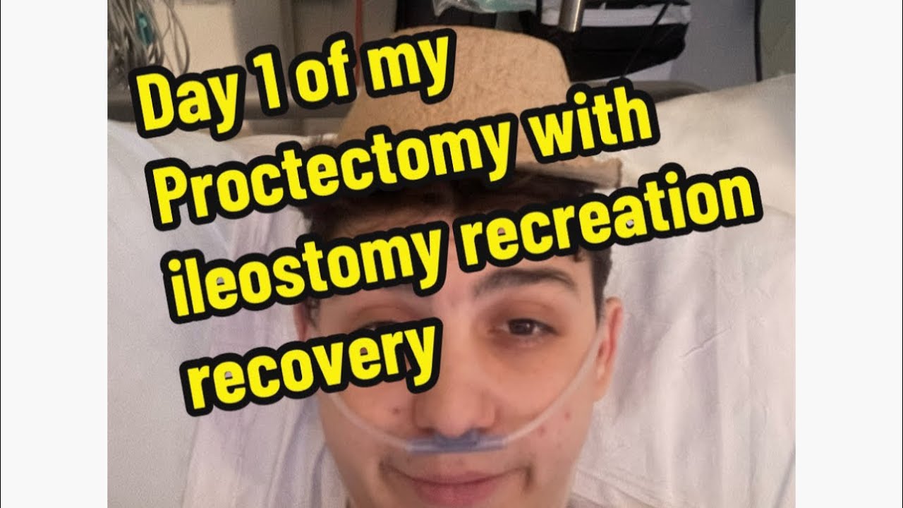 First Day with no bum hole 😳. Proctectomy (Barbie Butt) with ileostomy recreation recovery