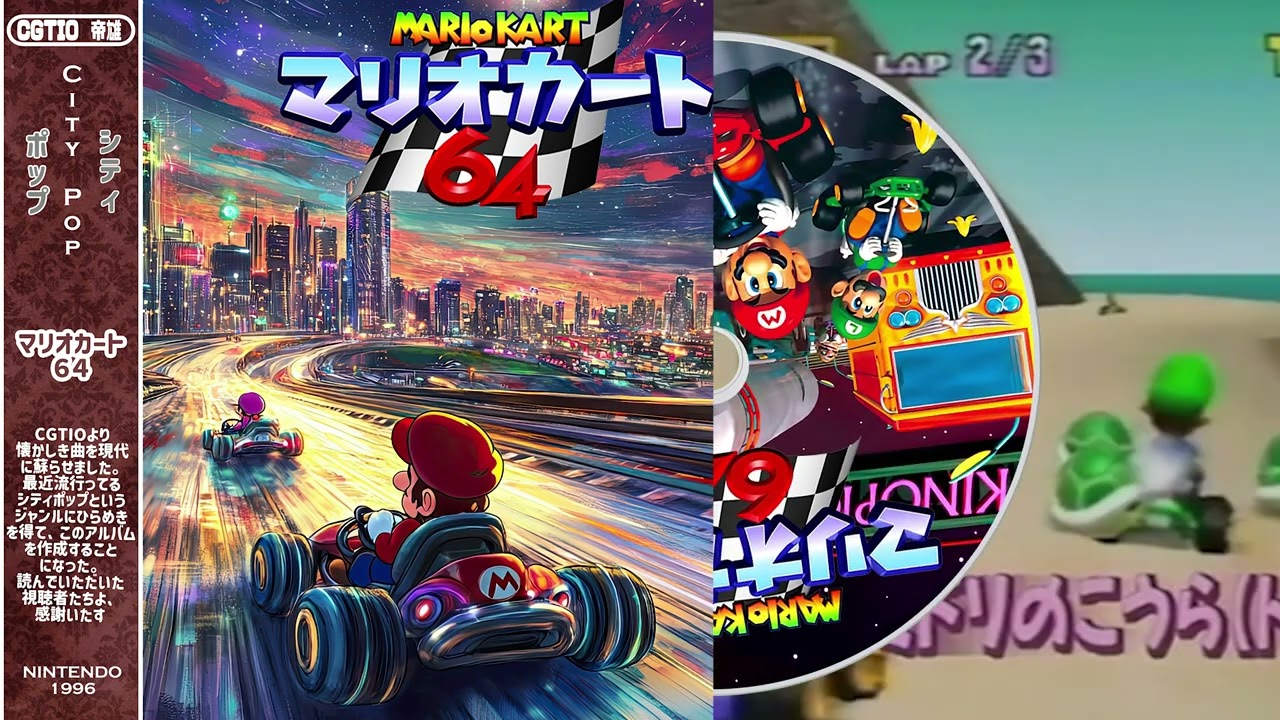 City Pop Meets Mario Kart 64 Remix Album