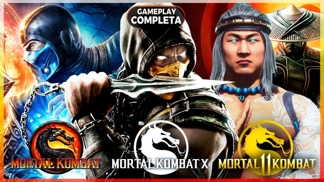 [CompletoZ #15] : Mortal Kombat 9,10,11 +Aftermath (2011-2015-2019) Gameplay Completo (Play/Xbox/PC)