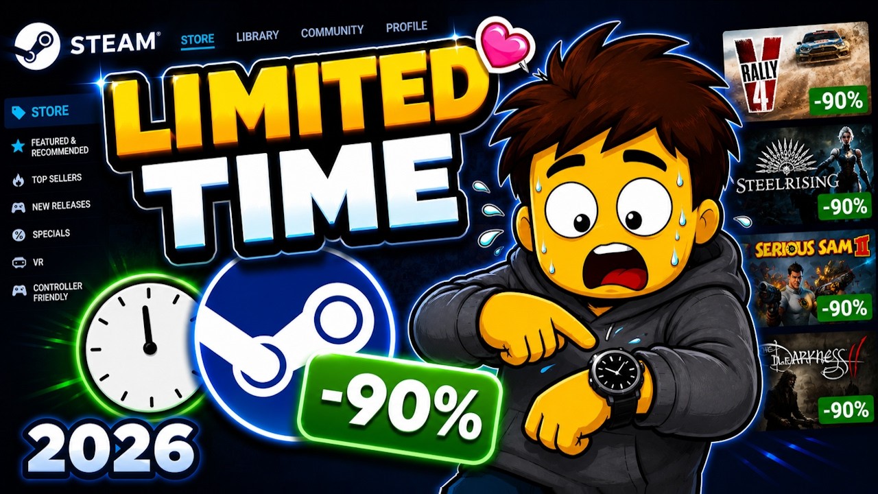 Best Steam Games on Sale Up to -90% OFF Right Now! 🔥