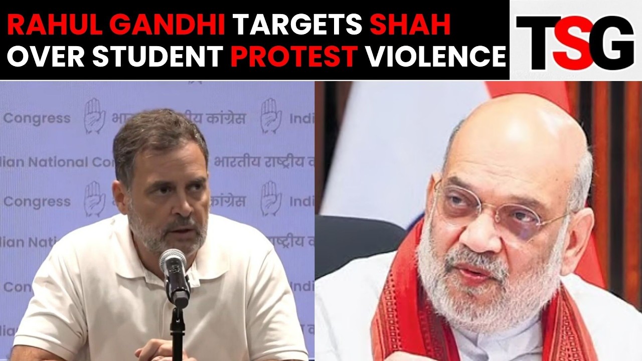 Rahul Gandhi Demands Answers From Amit Shah Over Delhi Student Protest Violence | TSG