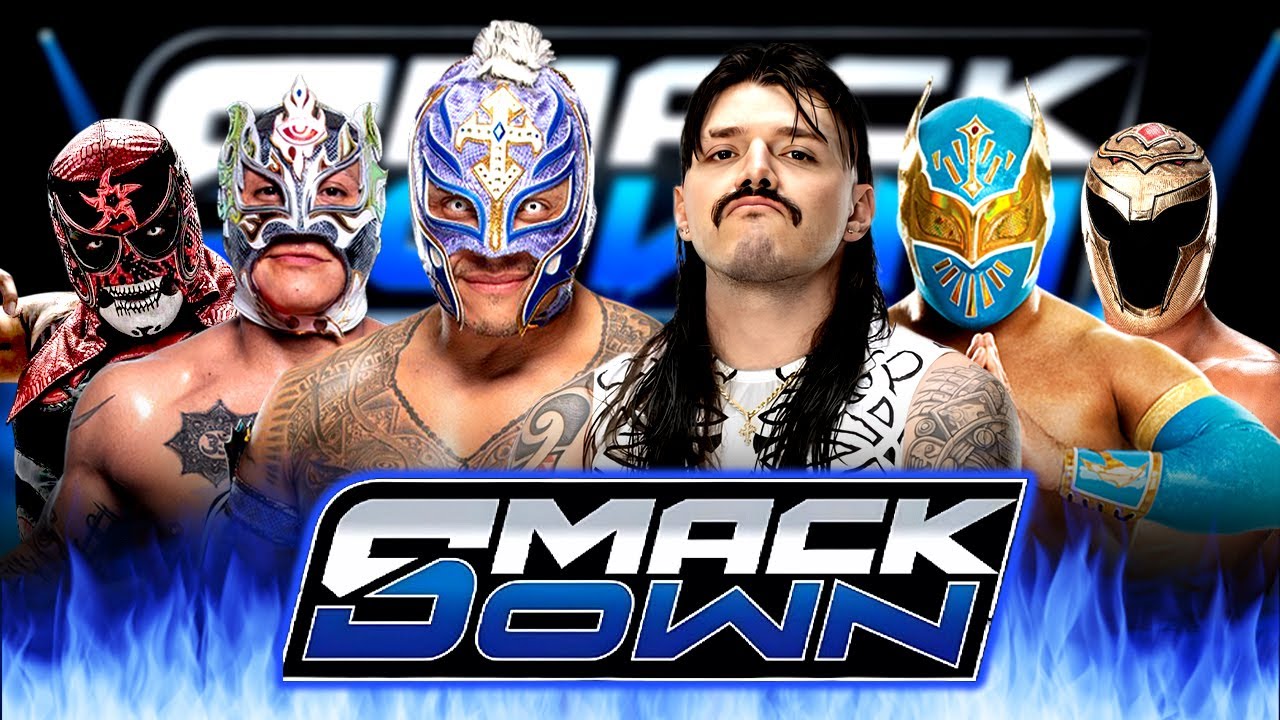 Луча Драгон против Доминика Мистерио, Син Кары и Аксиомы | WWE SMACKDOWN 24 октября 2025 г.