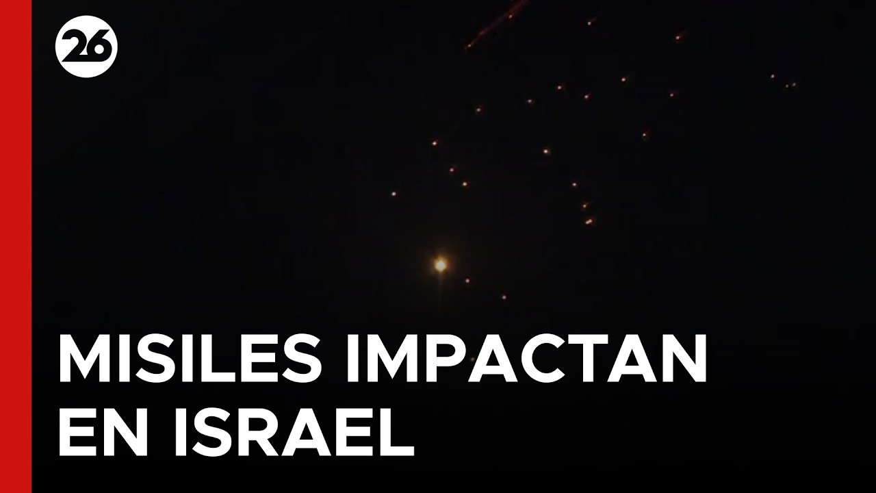 🚨 VENGANZA DE IRÁN | Misiles balísticos impactaron en el centro de Israel