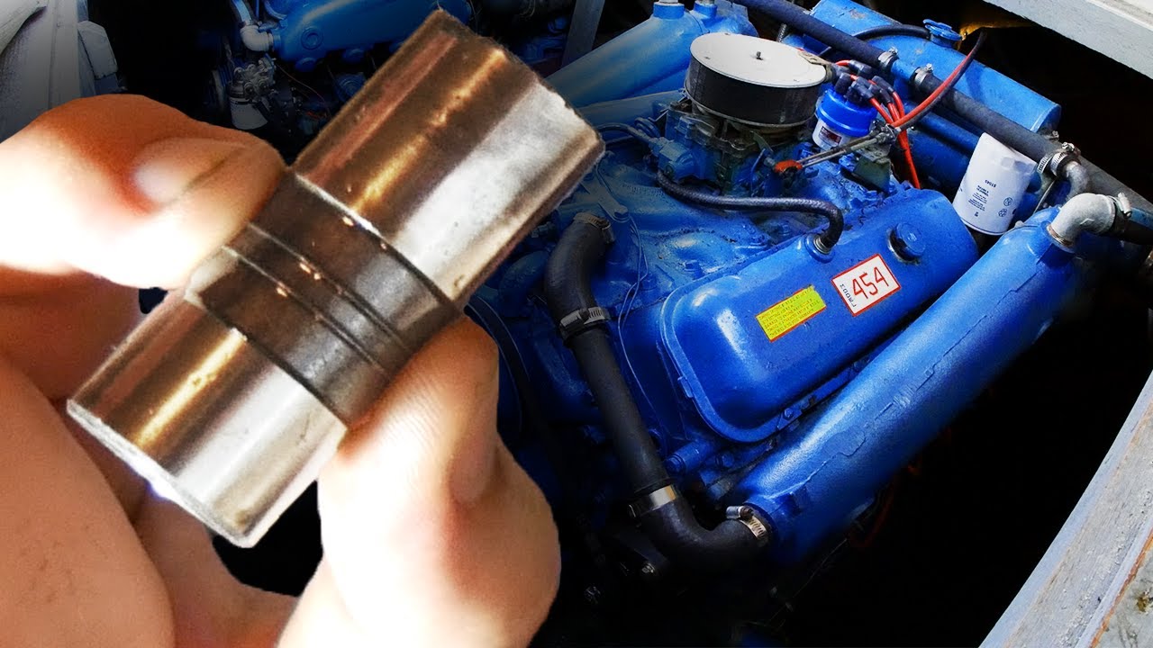 это НЕ хорошо... Ремонт двигателя лодки 454 (Часть 2)