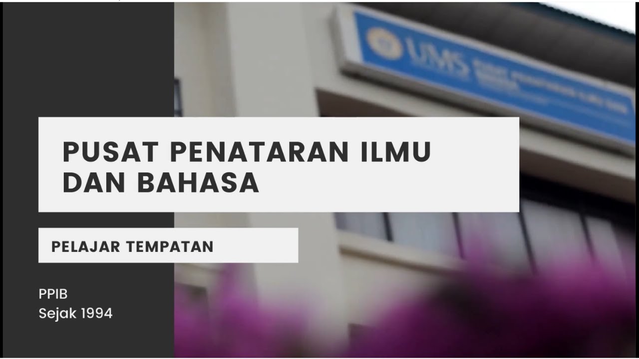 PUSAT PENATARAN ILMU DAN BAHASA , STRUKTUR KURSUS PELAJAR TEMPATAN, SESI 2020/2021