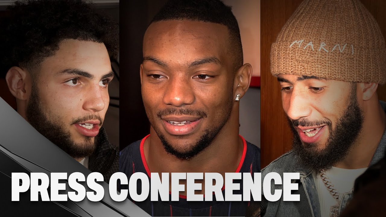 Bijan Robinson, Drake London & others on the Falcons win over the Saints | Press Conference