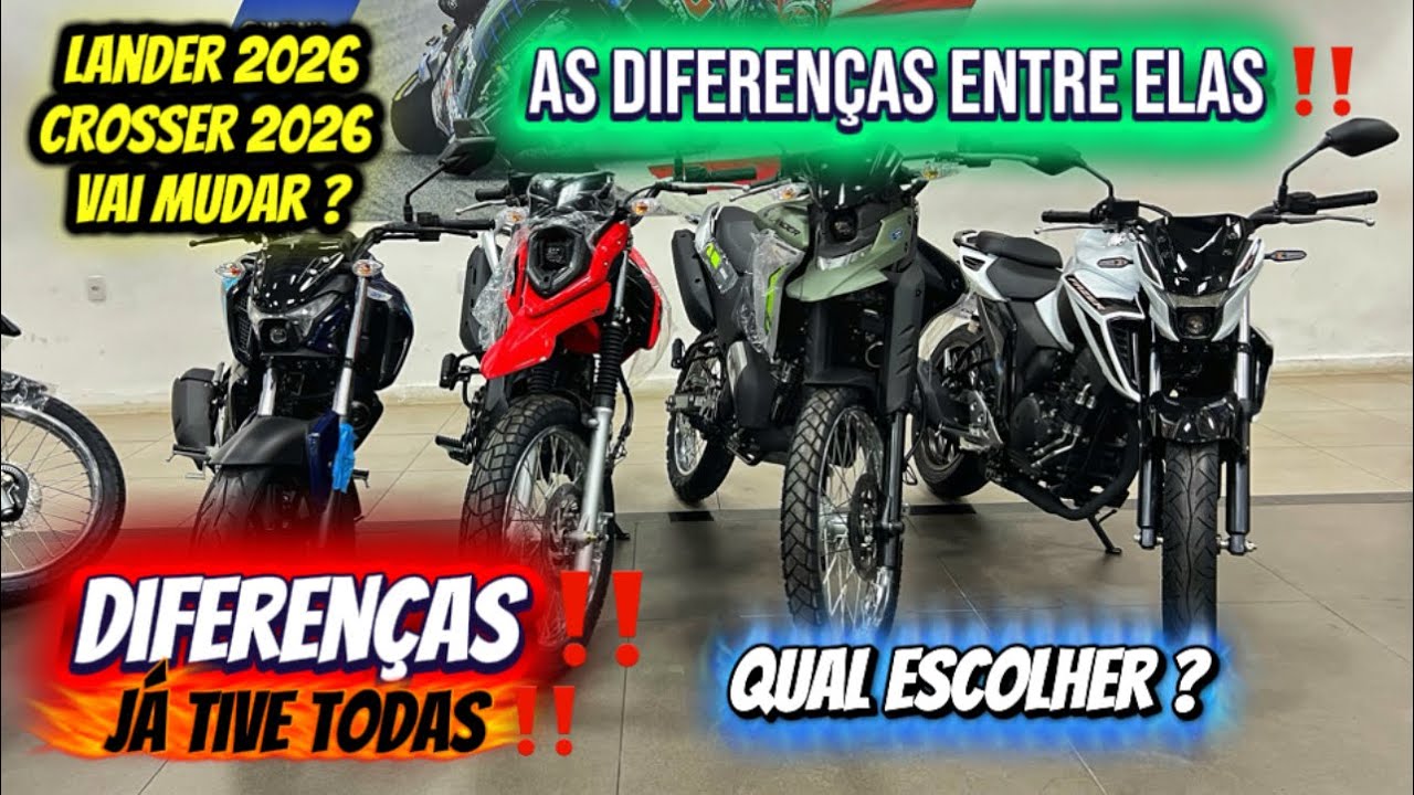 Yamaha 2026 FZ15 Crosser Lander FZ25 opinião de quem já teve todas ‼️