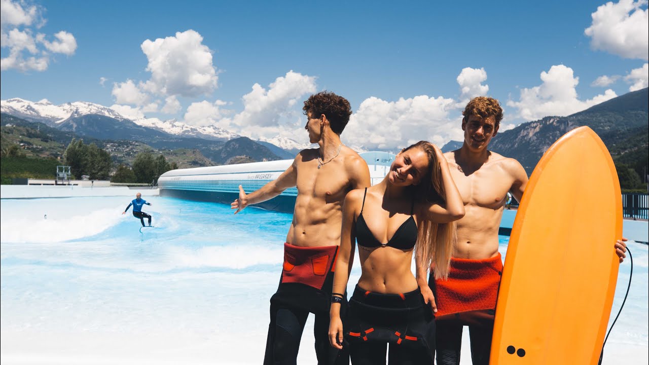 Surfeando en los Alpes