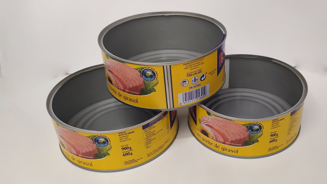 Reciclo tres latas y les doy un acabado precioso con resina
