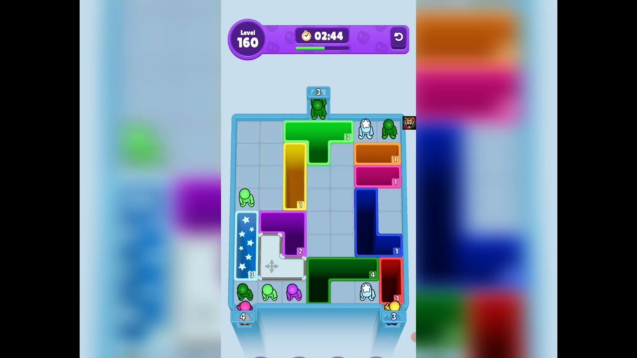 Drop Away Level 160 Solution Walkthrough
