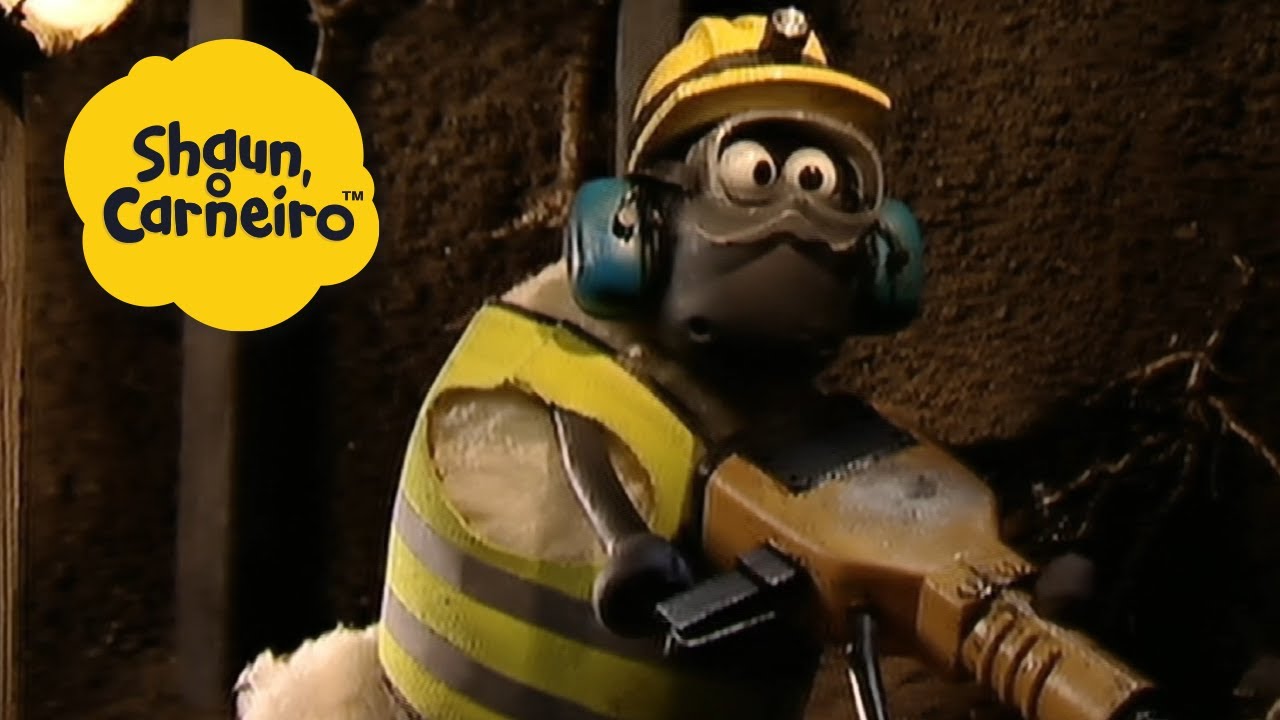 🐑Shaun, o Carneiro [Shaun the Sheep] Ovelhas nas minas 🐑 Hora Especial🐑| Cartoons Para Crianças