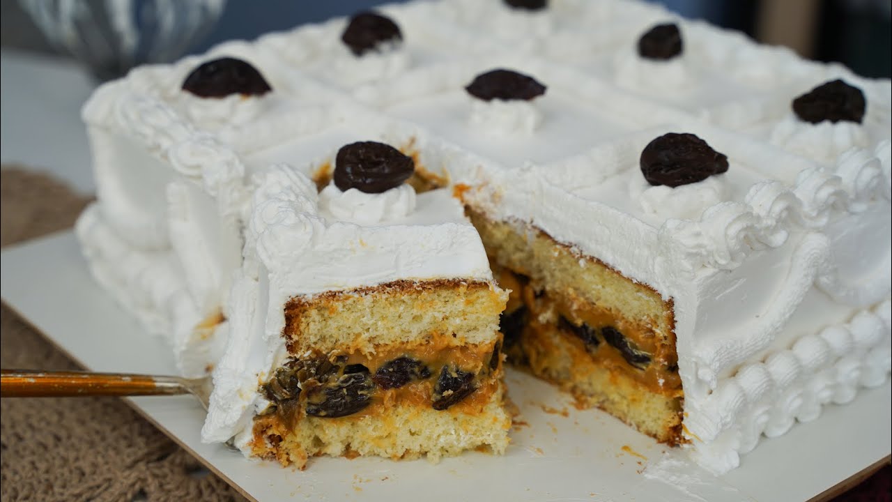 COMO MONTAR E DECORAR BOLO DE ANIVERSÁRIO | RECHEIO DE DOCE DE LEITE COM AMEIXA
