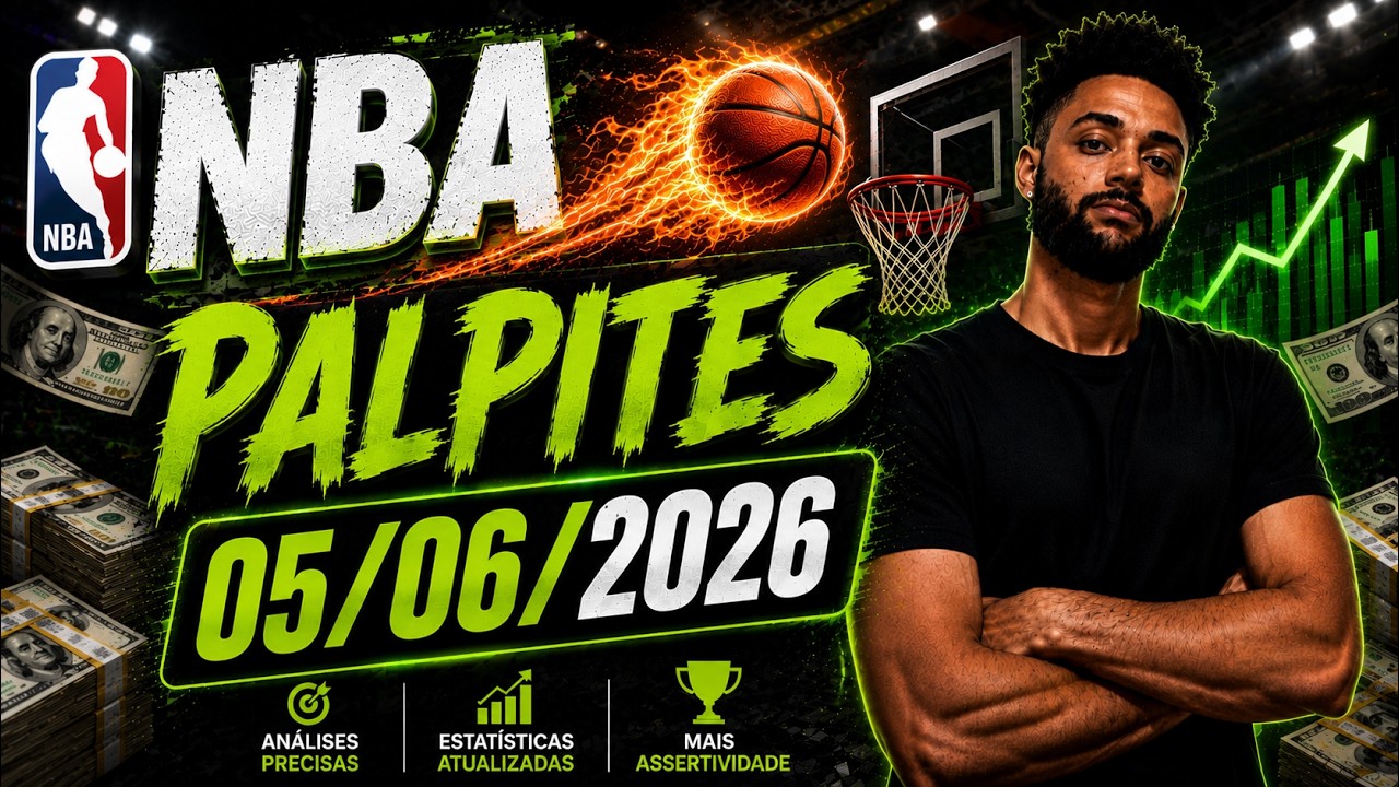 🏀💸 PALPITES NBA DE HOJE  - PARTIDA + JOGADORES - 05/06/2026 💸🏀