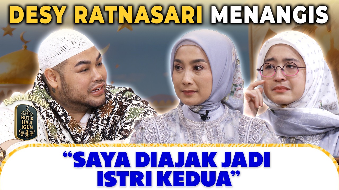 DESY RATNASARI DIDEKATI PRIA BERISTRI, NASYWA: “BAWA ISTRINYA KE SINI OM!” | BUTIK HAJI IGUN