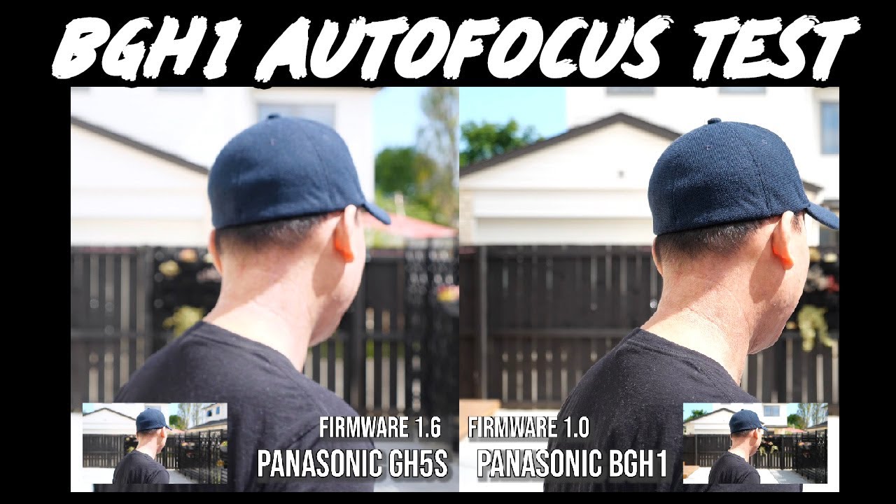 Panasonic Lumix BGH1 Autofocus test vs GH5S/S5