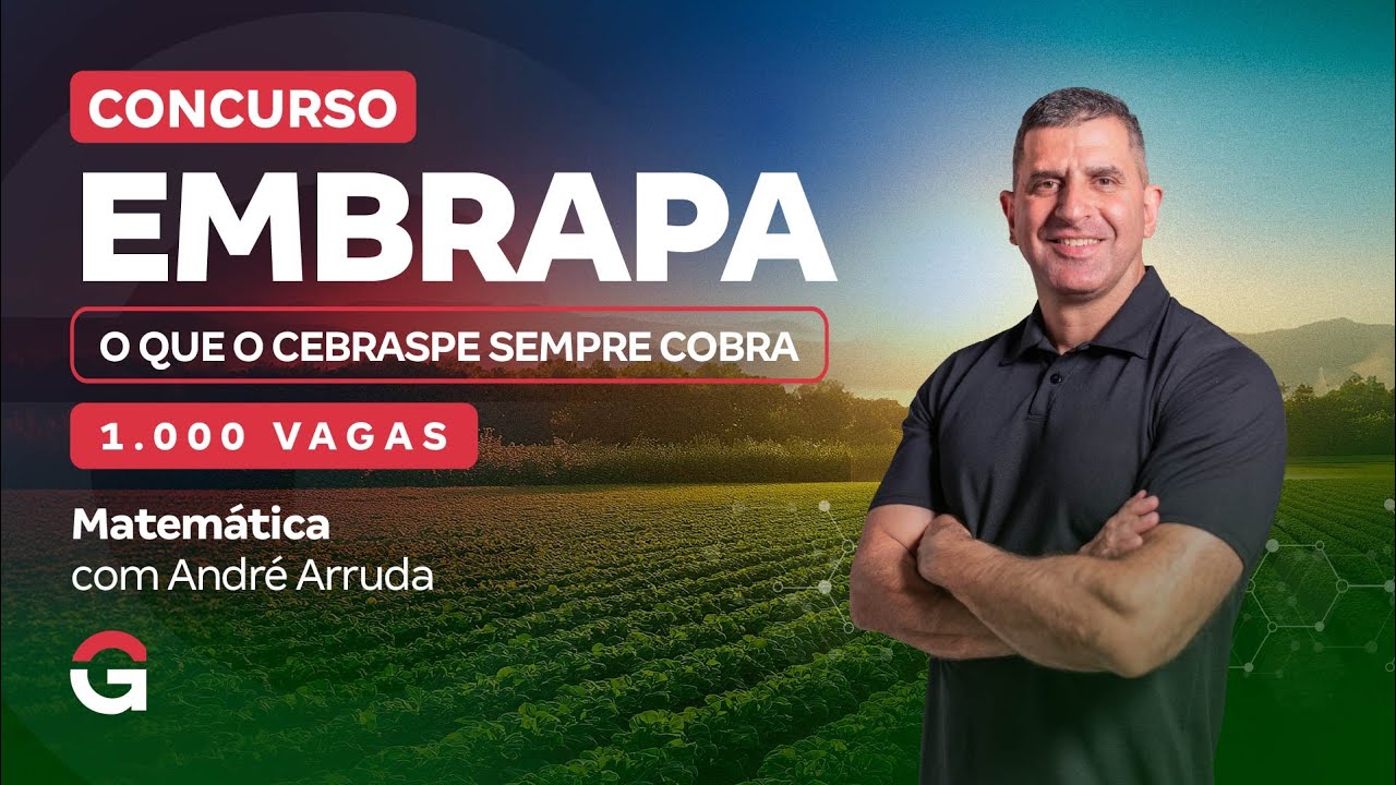 Concurso Embrapa | O que o Cebraspe Sempre Cobra em Matemática