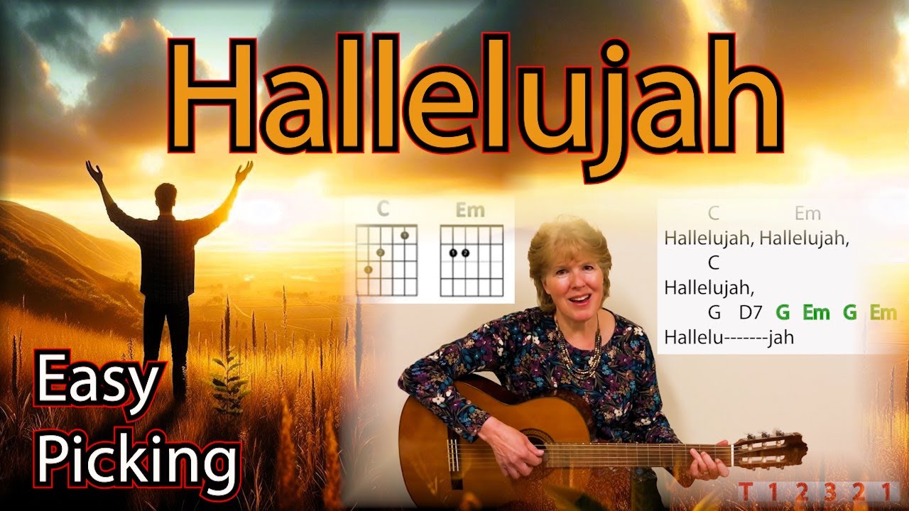 Hallelujah (Easy Guitar Picking)