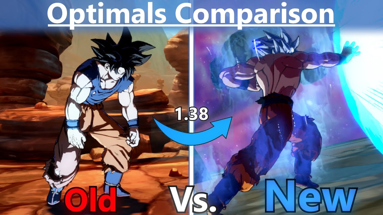 UI Goku's Old Vs NEW Optimal Combos Ft. Nightshifter - DBFZ 1.38