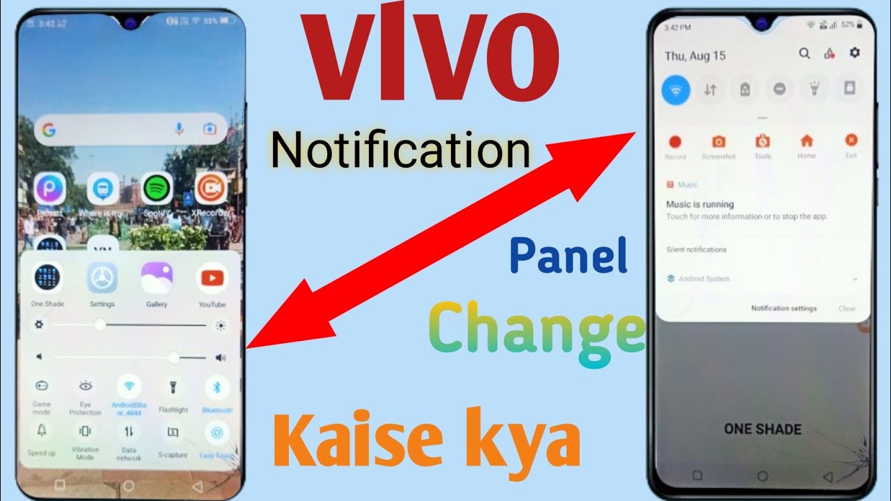 How To Change Notification Panam In Any Vivo Phone || Notification Pandal || No Root || New Trick 🔥