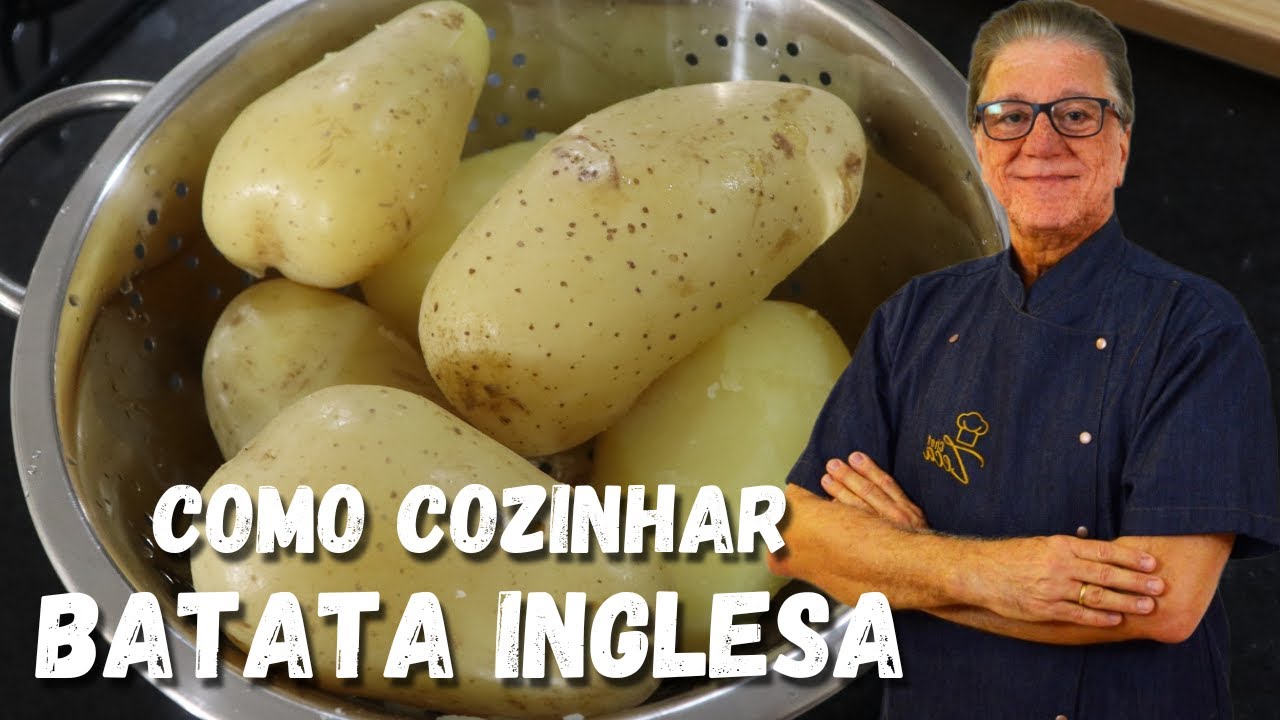 Como cozinhar BATATAS inglesas | Cozinha básica | Chef Zeca