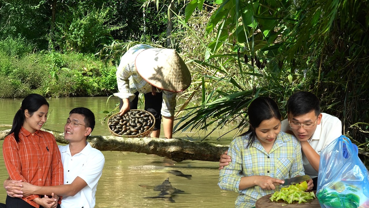 Linda Harvests And Cooks With Love For CEO Quang – Peaceful And Happy Farm Life