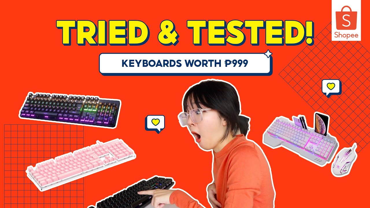 Aesthetic Keyboards Worth ₱999 + GIVEAWAY | Shopee Tried & Tested