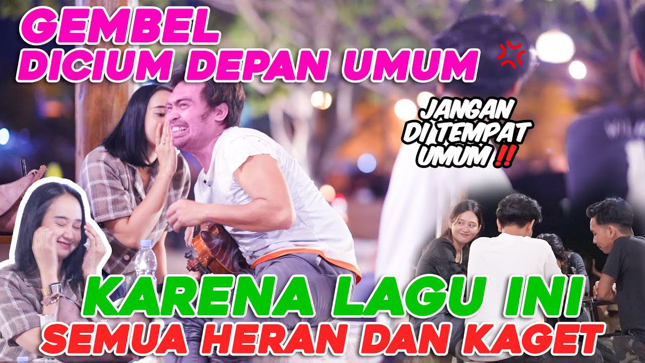 GEMBEL DICIUM DEPAN UMUM ❗❗SEMUA KAGET  🔞