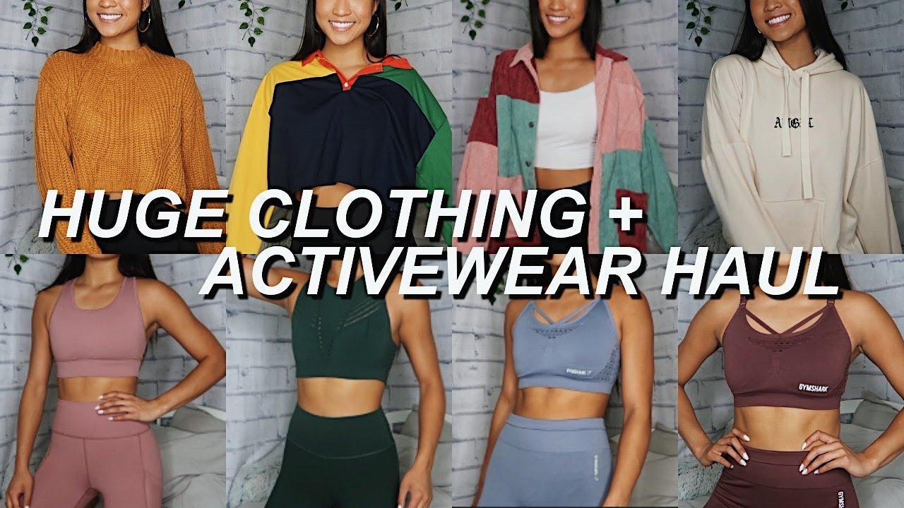 HUGE CLOTHING + ACTIVEWEAR TRY-ON HAUL | Shein, Gymshark, Fabletics, & More!