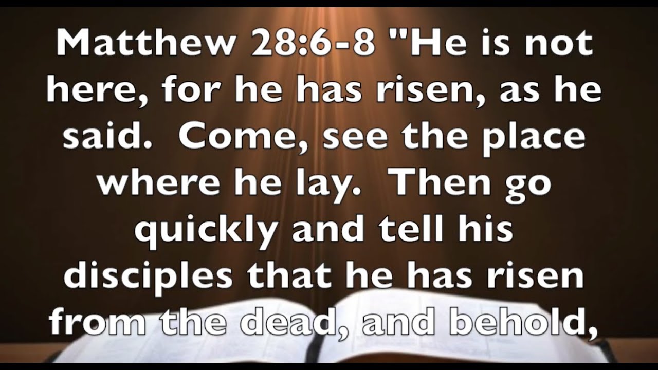 Matthew 28:6-8 When Faith Collides With Fear