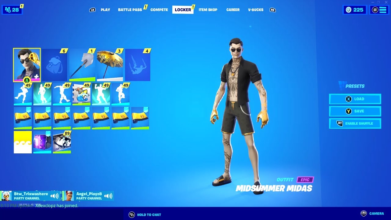 Best Combos For Midsummer Midas | Fortnite Battle Royale
