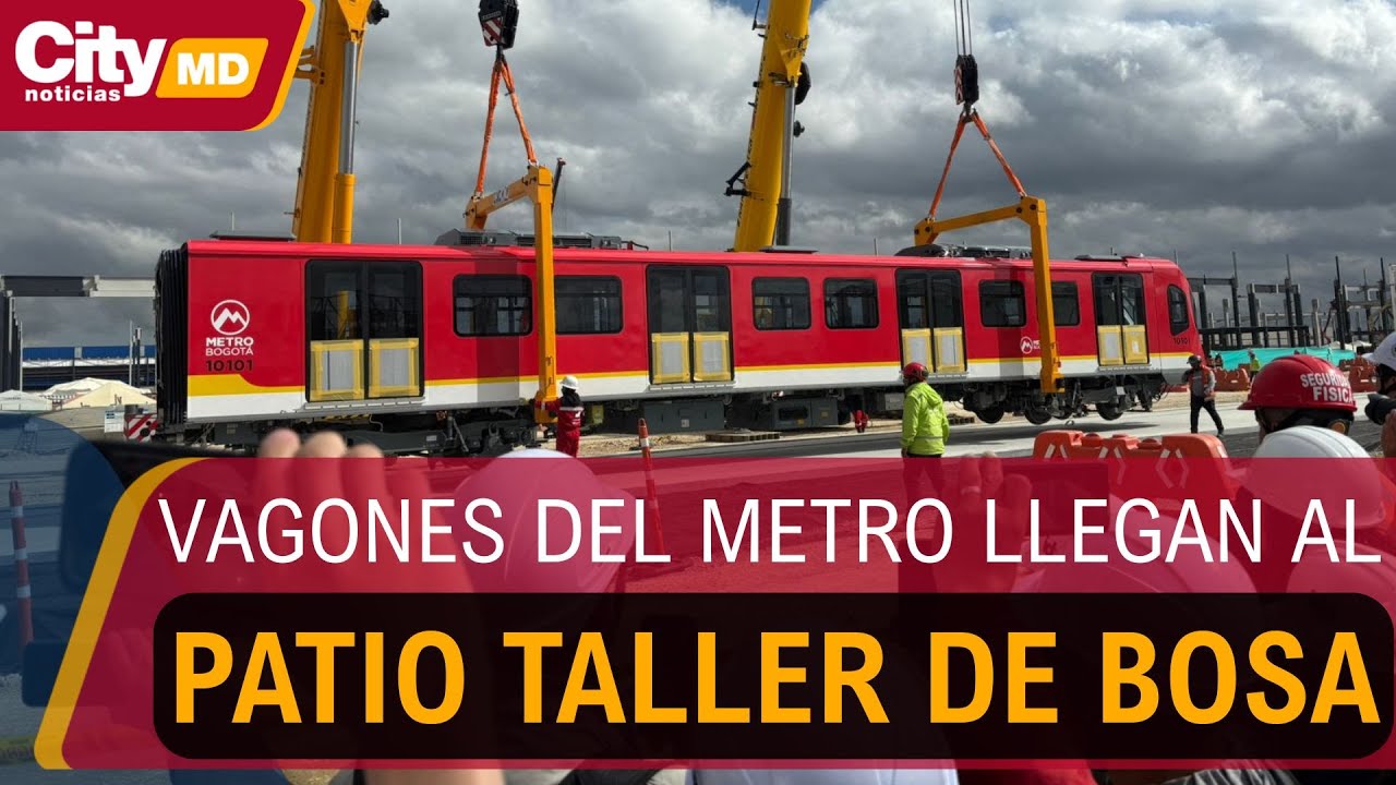 Vagones del metro fueron presentados en el Patio Taller de Bosa por la Alcaldía de Bogotá | CityTv