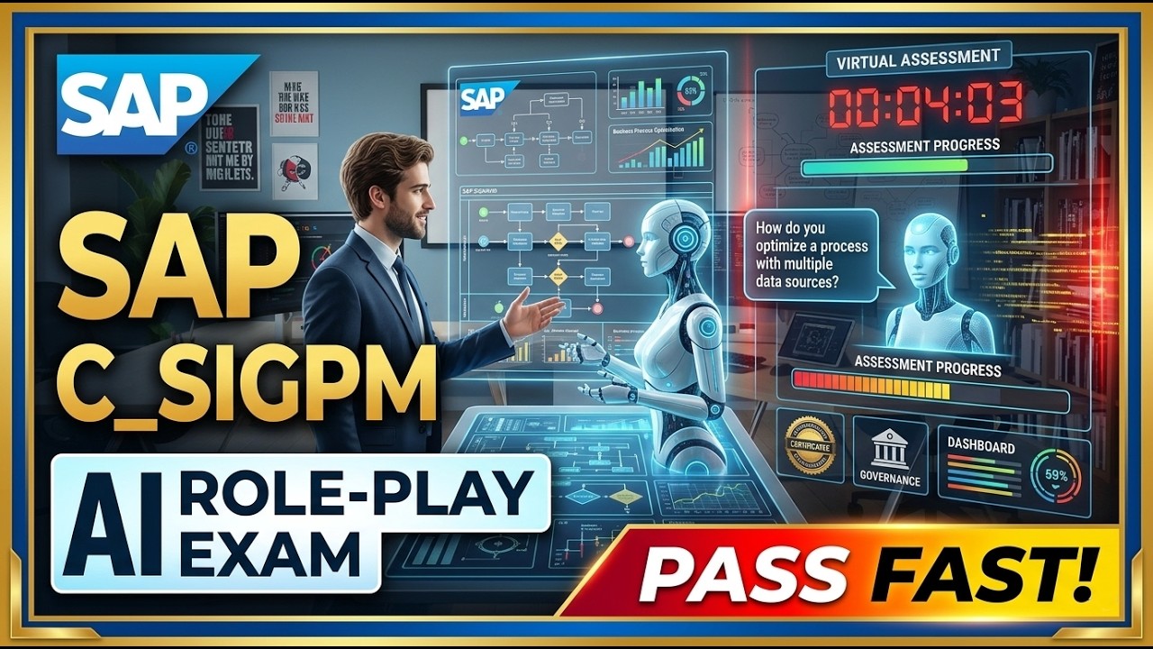 SAP C_SIGPM Exam Prep 2026 | SAP Signavio Process Management Consultant AI Role-Play Scenarios