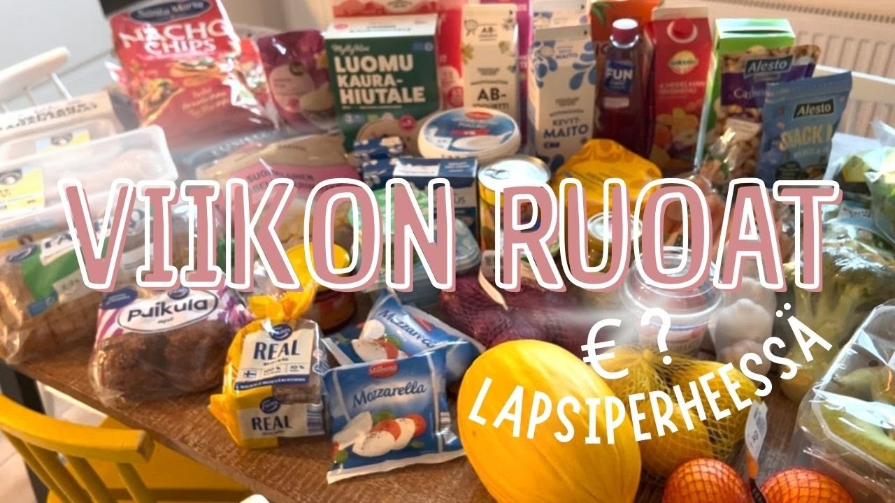 VIIKON RUOKAOSTOKSET | Ostosten esittely & ruokaideoita arkeen
