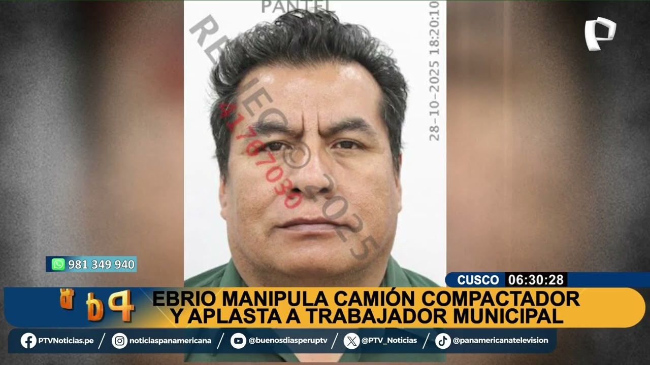 Imprudencia mortal en Cusco: sujeto borracho causa la muerte de trabajador municipal