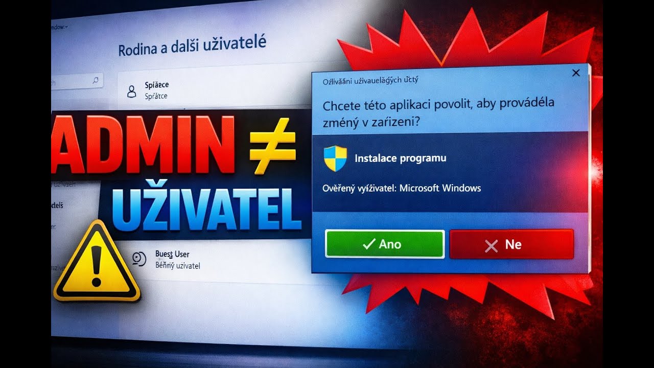 Windows 10/11 – Správa uživatelských účtů a oprávnění (prakticky)