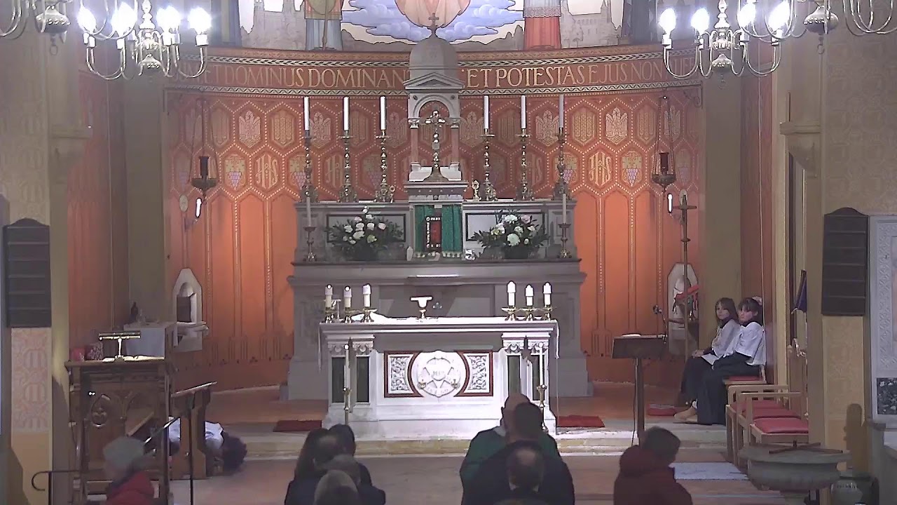 1/02 Holy Mass at 6:00 pm.