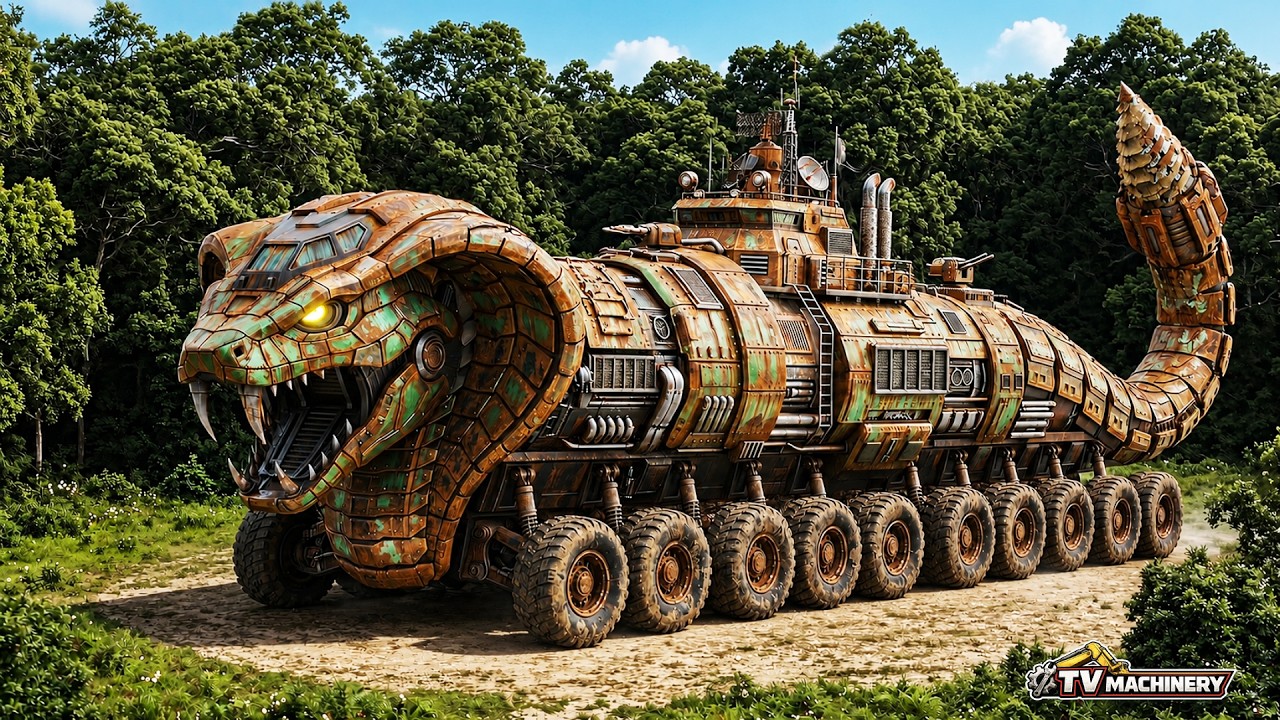 Forgotten Emerald Cobra Titan Monster Truck Restored After Decades of Extreme Rust