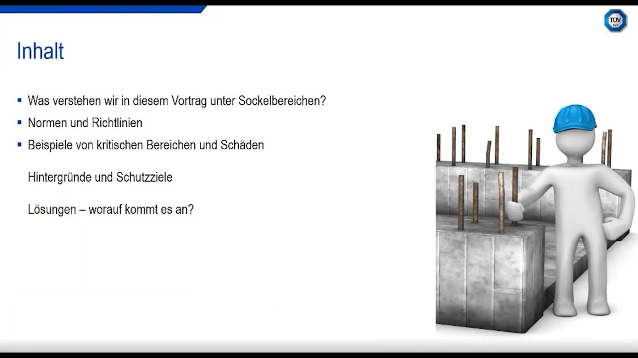 Schädigungen an Sockelbereichen