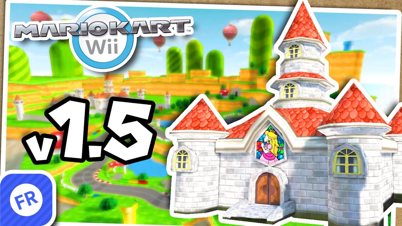 GBA Peach Circuit v1.5 in Mario Kart Wii! (Custom Track Update)